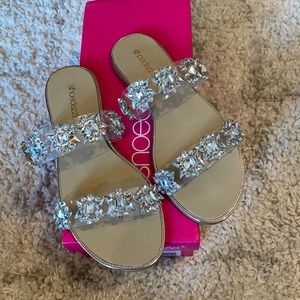 Embellished sandals